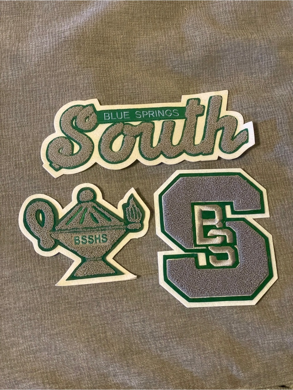 Blue Springs South Letter Jacket Patches with National Honor Society UNUSED
